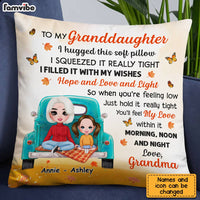 Personalized Granddaughter Hug This Pillow AG233 85O28 thumb 1
