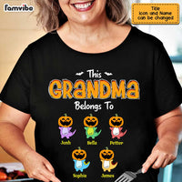 Personalized Halloween Grandma Dinosaur Belongs To T Shirt AG231 23O47 thumb 1