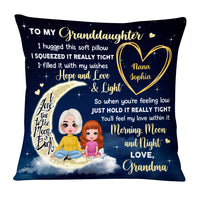 Personalized To My Granddaughter From Grandma Hug This Pillow AG261 32O53 thumb 1