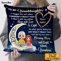 Personalized To My Granddaughter From Grandma Hug This Pillow AG261 32O53 thumb 1