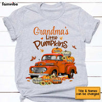 Personalized Grandma's Pumpkin Fall Season T Shirt AG235 58O34 thumb 1