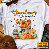 Personalized Fall Grandma Little Pumpkins T Shirt AG232 30O53 thumb 1