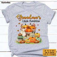 Personalized Fall Grandma Little Pumpkins T Shirt AG232 30O53 thumb 1