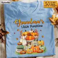 Personalized Fall Grandma Little Pumpkins T Shirt AG232 30O53 thumb 1