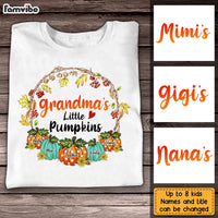 Personalized Grandma's Little Pumpkin Fall T Shirt - Hoodie - Sweatshirt AG243 32O31 thumb 1