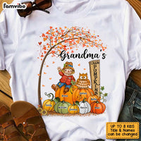 Personalized Fall Grandma Little Pumpkins T Shirt AG231 30O53 thumb 1