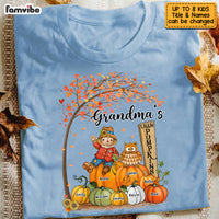 Personalized Fall Grandma Little Pumpkins T Shirt AG231 30O53 thumb 1