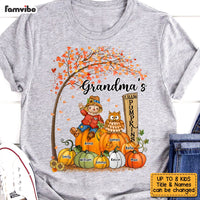 Personalized Fall Grandma Little Pumpkins T Shirt AG231 30O53 thumb 1
