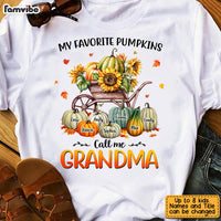 Personalized My Favorite Pumpkins Fall T Shirt AG276 32O31 thumb 1