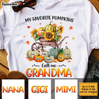 Personalized My Favorite Pumpkins Fall T Shirt AG276 32O31 thumb 1