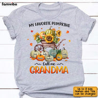 Personalized My Favorite Pumpkins Fall T Shirt AG276 32O31 thumb 1