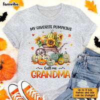 Personalized My Favorite Pumpkins Fall T Shirt AG276 32O31 thumb 1