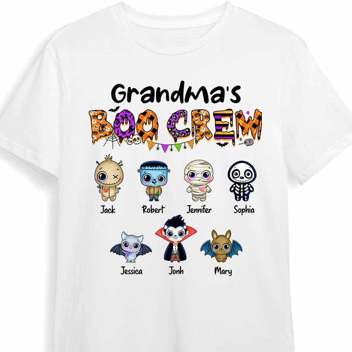 Personalized Halloween Grandma's Boo Crew T Shirt AG233 23O47 1