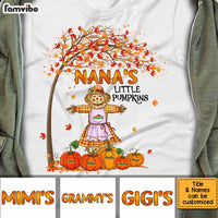 Personalized Fall Grandma's Little Pumpkin T Shirt AG237 23O34 thumb 1