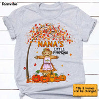 Personalized Fall Grandma's Little Pumpkin T Shirt AG237 23O34 thumb 1