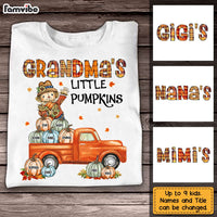 Personalized Fall Grandma Pumpkin Truck T Shirt AG235 23O31 thumb 1