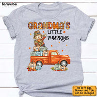 Personalized Fall Grandma Pumpkin Truck T Shirt AG235 23O31 thumb 1