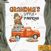 Personalized Fall Grandma Pumpkin Truck T Shirt AG235 23O31 thumb 1