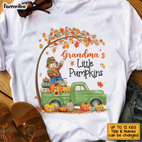 Personalized Fall Grandma Pumpkin Truck T Shirt AG241 23O53 thumb 1