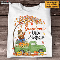 Personalized Fall Grandma Pumpkin Truck T Shirt AG241 23O53 thumb 1