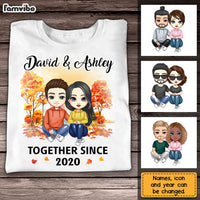 Personalized Fall Couple Together Since T Shirt AG241 30O31 thumb 1