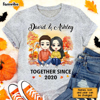 Personalized Fall Couple Together Since T Shirt AG241 30O31 thumb 1