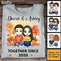 Personalized Fall Couple Together Since T Shirt AG241 30O31 thumb 1