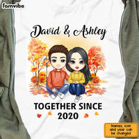 Personalized Fall Couple Together Since T Shirt AG241 30O31 thumb 1