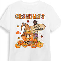 Personalized Grandma's Little Pumpkins Fall T Shirt AG266 32O28 thumb 1