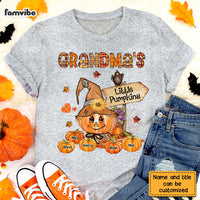 Personalized Grandma's Little Pumpkins Fall T Shirt AG266 32O28 thumb 1