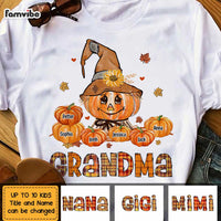 Personalized Grandma Pumpkins Fall T Shirt AG241 32O47 thumb 1