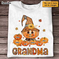 Personalized Grandma Pumpkins Fall T Shirt AG241 32O47 thumb 1