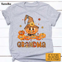 Personalized Grandma Pumpkins Fall T Shirt AG241 32O47 thumb 1