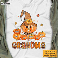 Personalized Grandma Pumpkins Fall T Shirt AG241 32O47 thumb 1