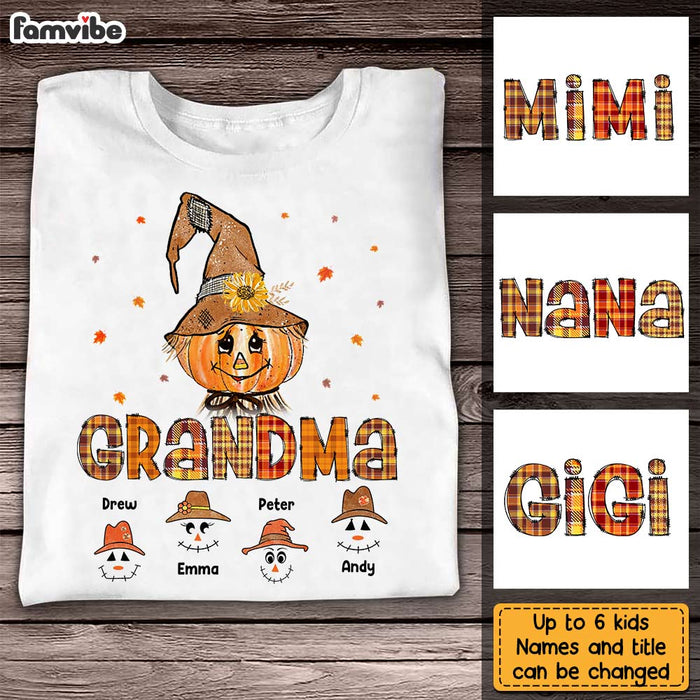 Personalized Grandma Fall T Shirt AG293 32O31 1