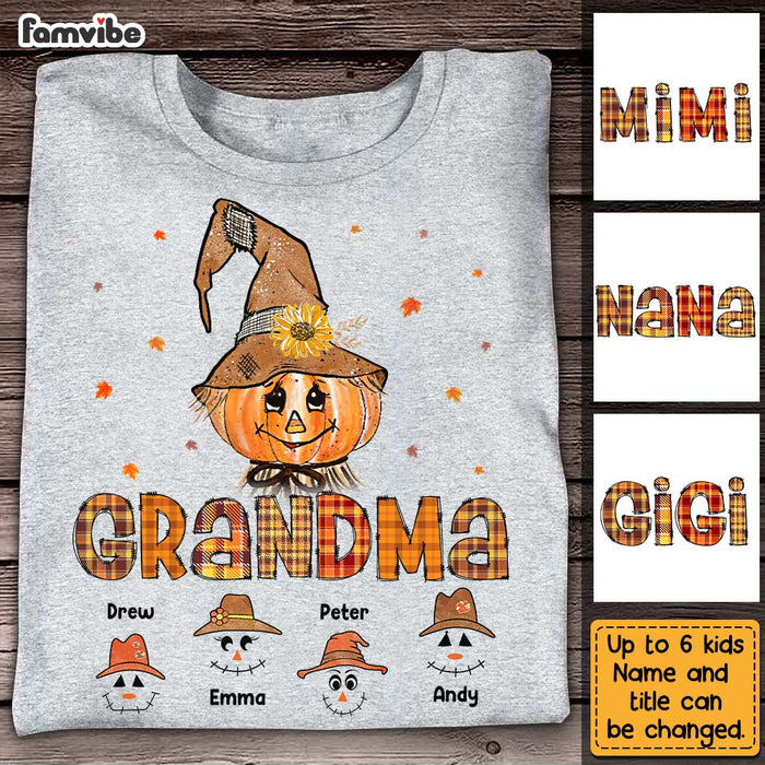 Personalized Grandma Fall T Shirt AG293 32O31 1