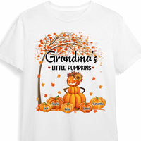 Personalized Grandma Pumpkins Fall  Tree T Shirt AG304 32O47 thumb 1