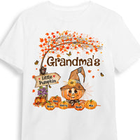 Personalized Grandma Pumpkins Fall  Tree T Shirt AG262 32O28 thumb 1