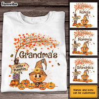 Personalized Grandma Pumpkins Fall  Tree T Shirt AG262 32O28 thumb 1