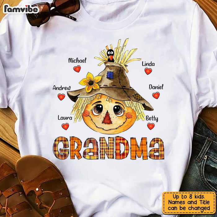 Personalized Grandma Pumpkins Fall T Shirt AG242 32O31 1