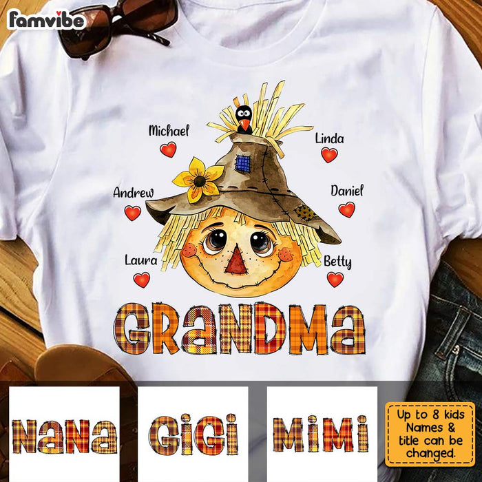 Personalized Grandma Pumpkins Fall T Shirt AG242 32O31 1