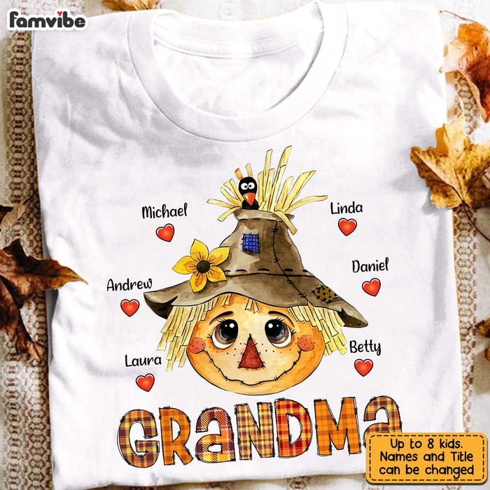 Personalized Grandma Pumpkins Fall T Shirt AG242 32O31 1