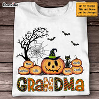 Personalized Grandma Halloween Pumpkin T Shirt AG241 58O47 thumb 1