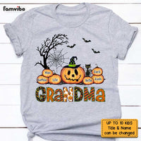 Personalized Grandma Halloween Pumpkin T Shirt AG241 58O47 thumb 1