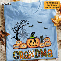 Personalized Grandma Halloween Pumpkin T Shirt AG241 58O47 thumb 1