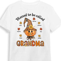 Personalized Blessed To Be Called Grandma Fall T Shirt AG257 30O31 thumb 1
