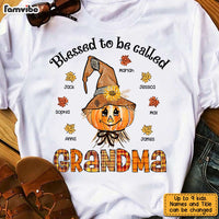 Personalized Blessed To Be Called Grandma Fall T Shirt AG257 30O31 thumb 1