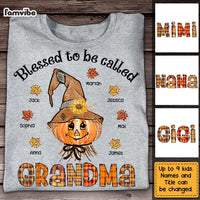 Personalized Blessed To Be Called Grandma Fall T Shirt AG257 30O31 thumb 1
