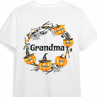 Personalized Happy Halloween Grandma Pumpkin T Shirt AG242 58O47 thumb 1