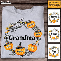 Personalized Happy Halloween Grandma Pumpkin T Shirt AG242 58O47 thumb 1